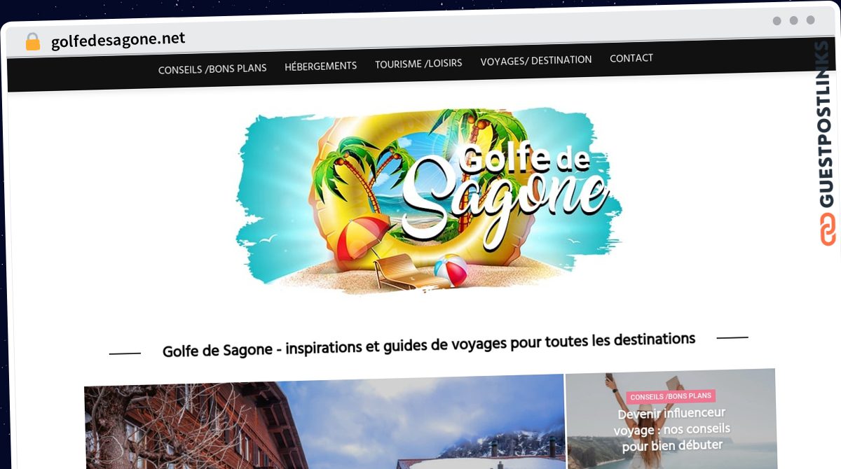 Publish Guest Post on golfedesagone.net