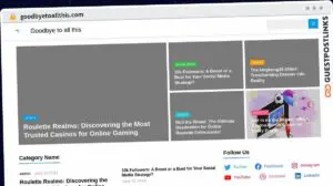 Publish Guest Post on goodbyetoallthis.com
