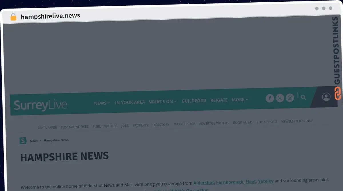 Publish Guest Post on hampshirelive.news