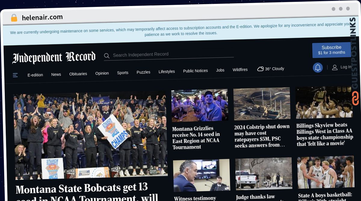 Publish Guest Post on helenair.com