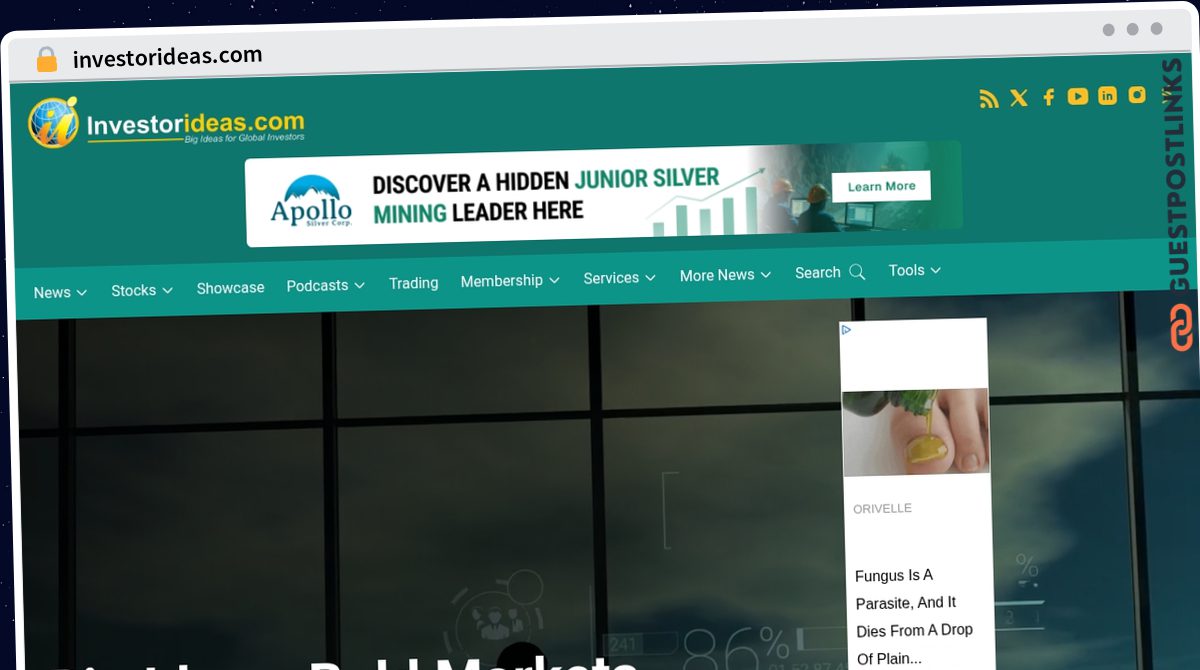 Publish Guest Post on investorideas.com