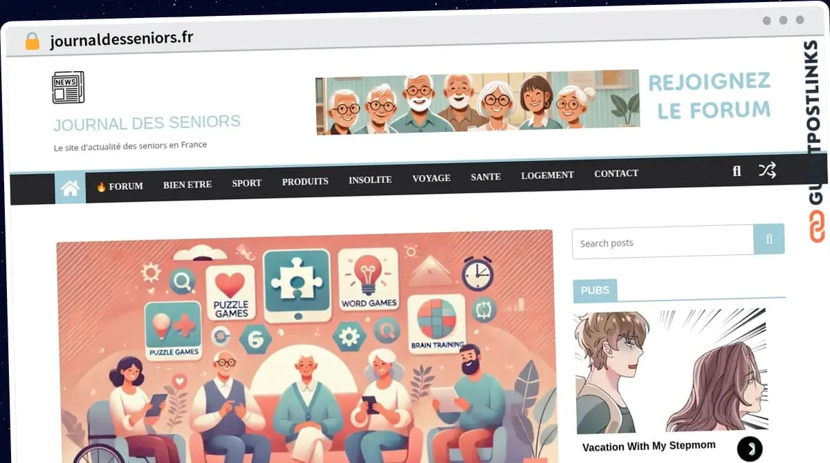 Publish Guest Post on journaldesseniors.fr