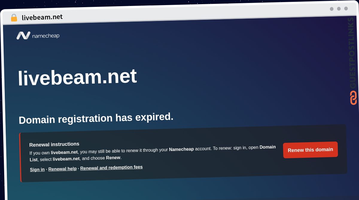 Publish Guest Post on livebeam.net