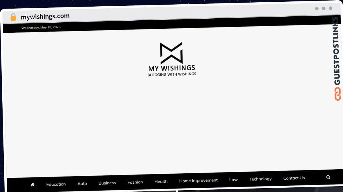 Publish Guest Post on mywishings.com
