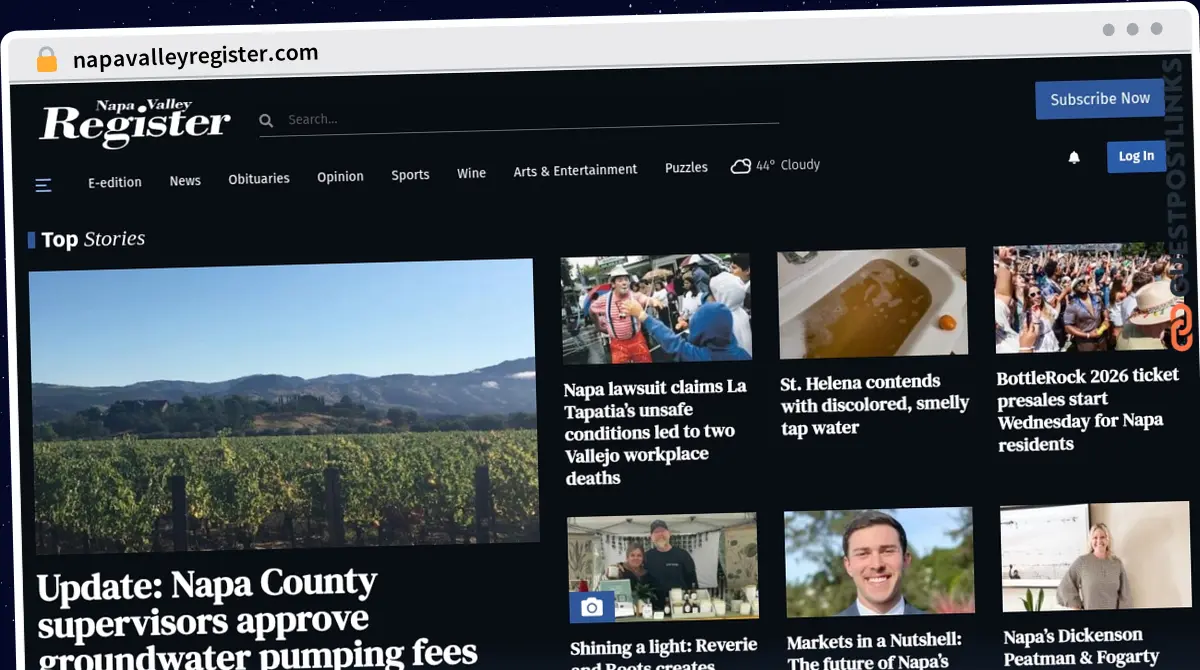 Publish Guest Post on napavalleyregister.com