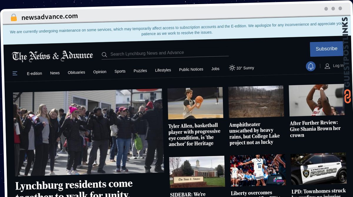 Publish Guest Post on newsadvance.com