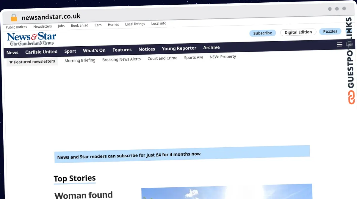 Publish Guest Post on newsandstar.co.uk