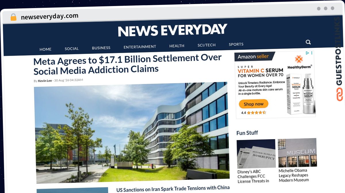 Publish Guest Post on newseveryday.com