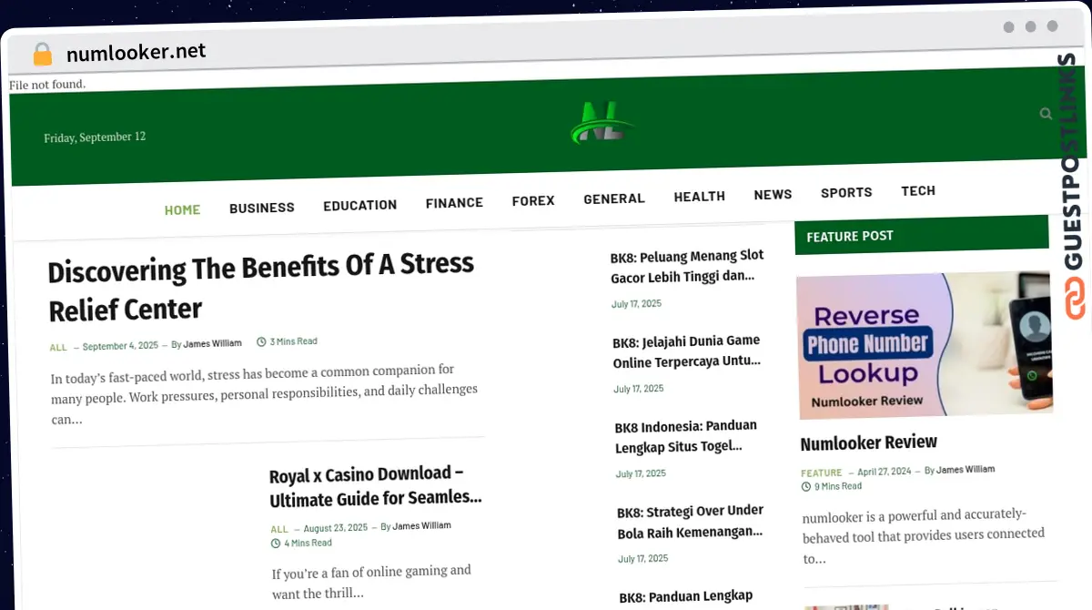 Publish Guest Post on numlooker.net