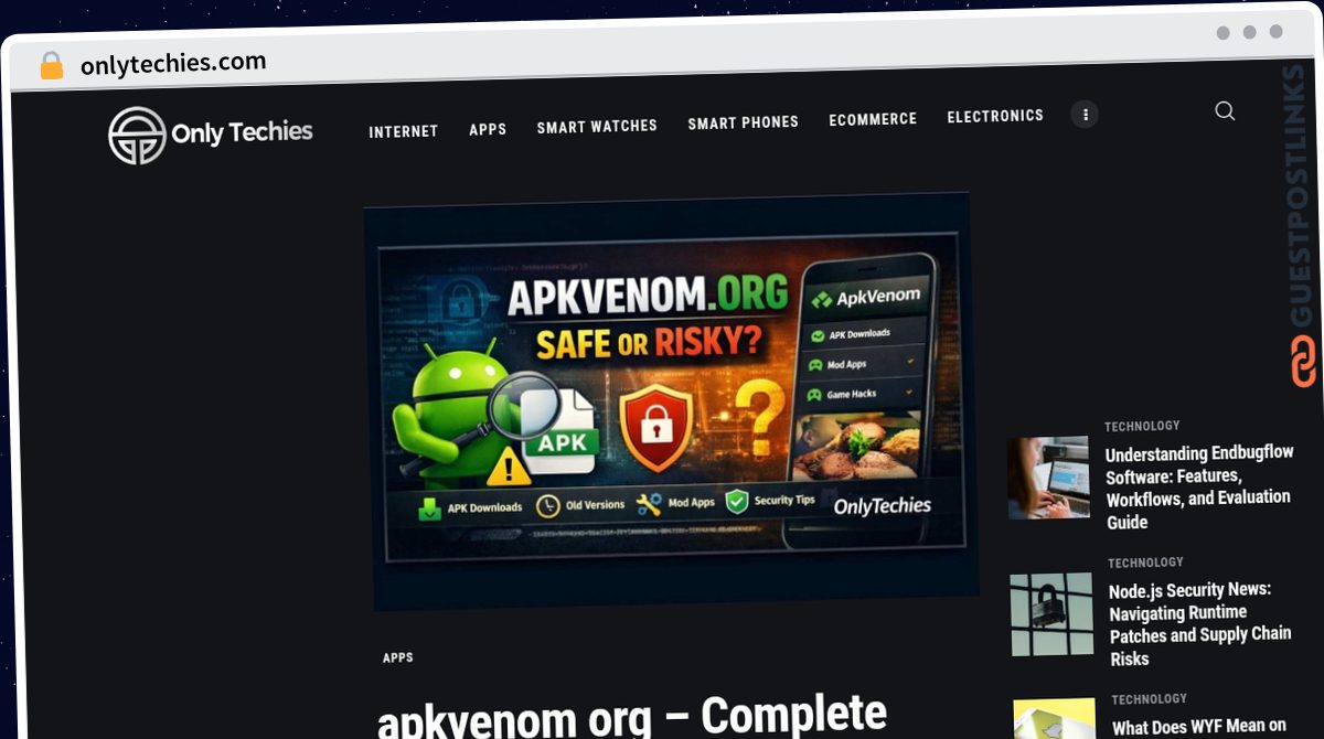 Publish Guest Post on onlytechies.com