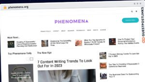 Publish Guest Post on phenomena.org