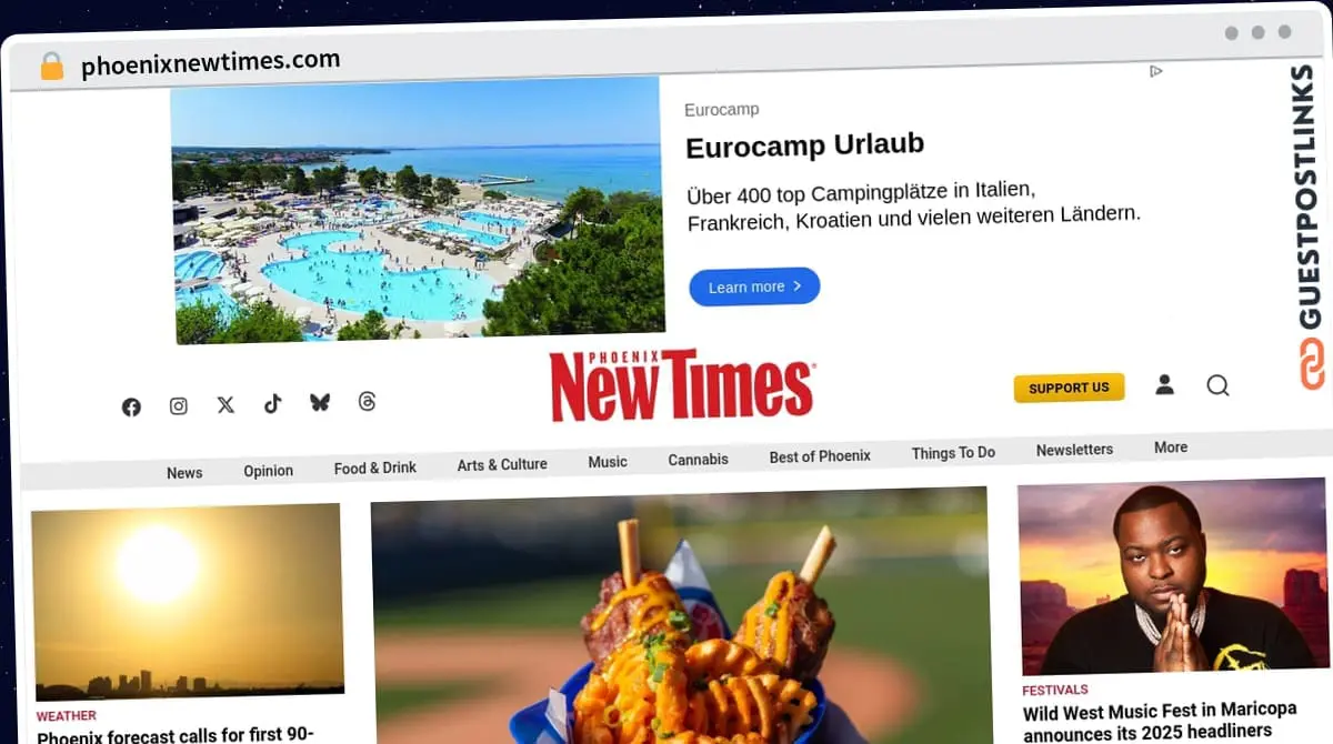 Publish Guest Post on phoenixnewtimes.com