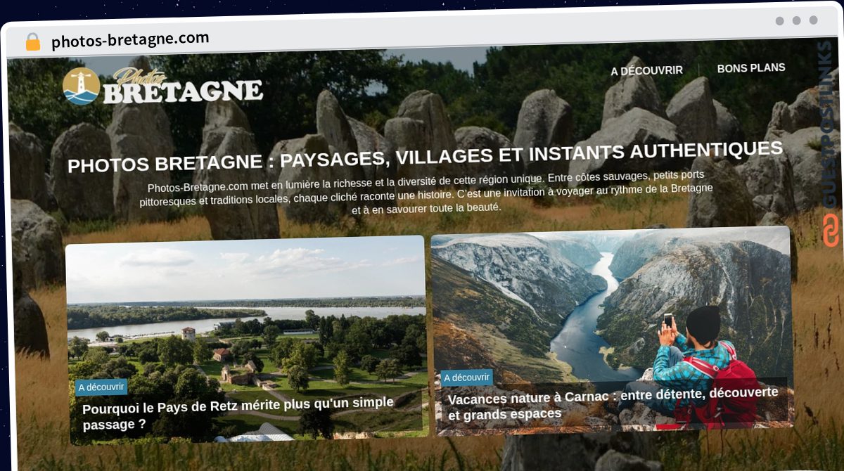 Publish Guest Post on photos-bretagne.com