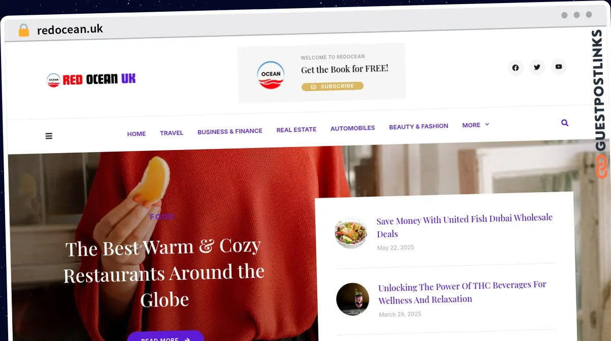 Publish Guest Post on redocean.uk