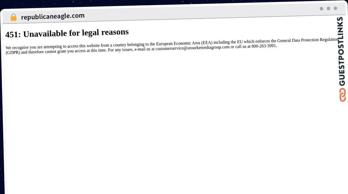 Publish Guest Post on republicaneagle.com