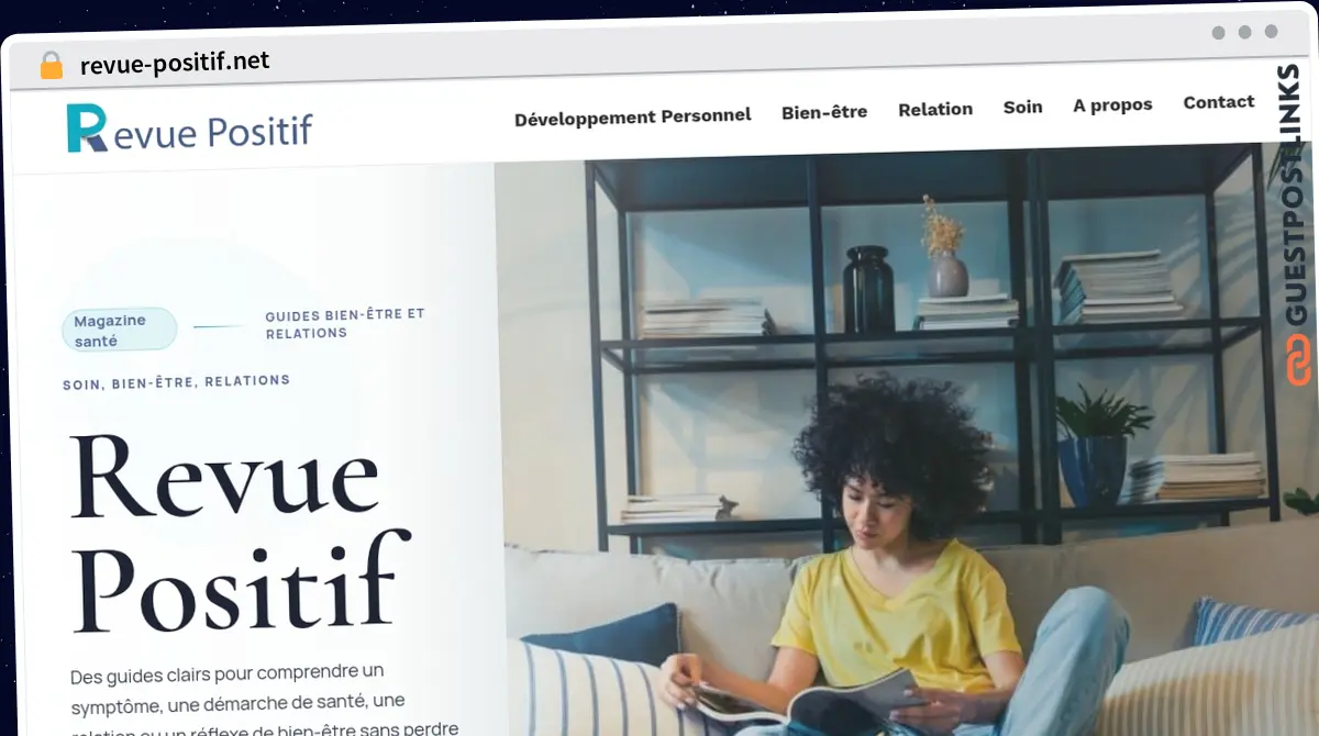 Publish Guest Post on revue-positif.net