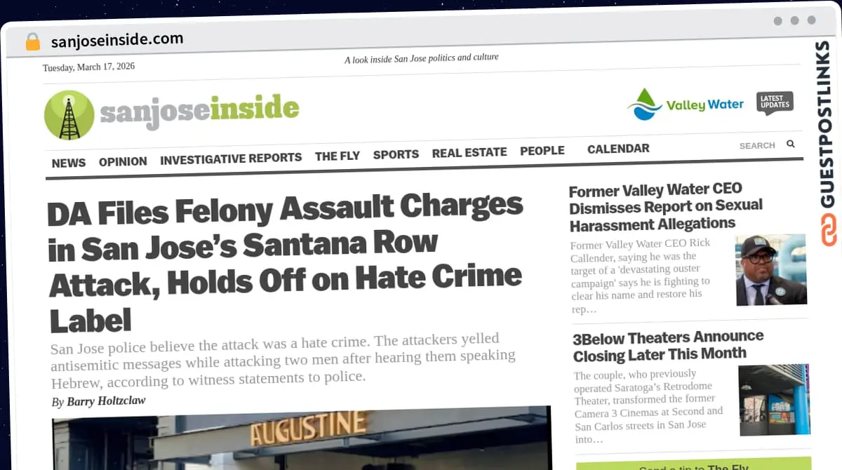 Publish Guest Post on sanjoseinside.com
