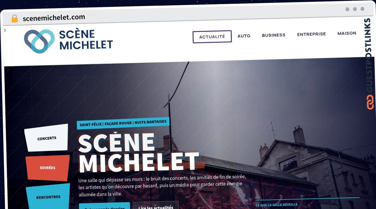 Publish Guest Post on scenemichelet.com