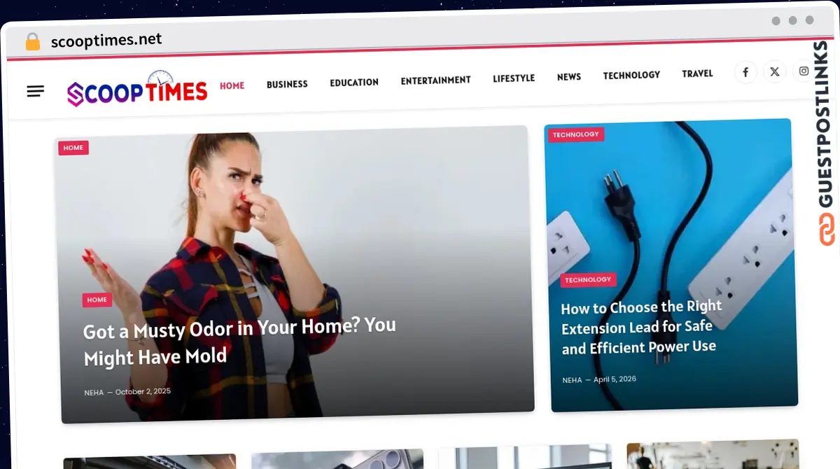 Publish Guest Post on scooptimes.net