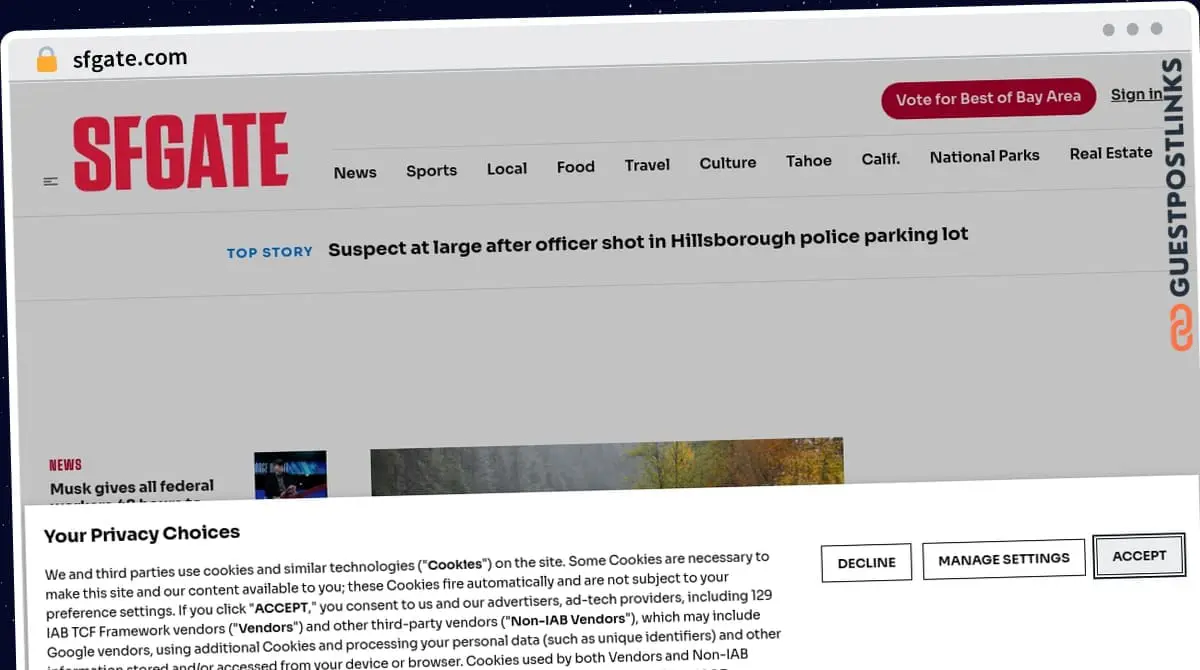 Publish Guest Post on sfgate.com