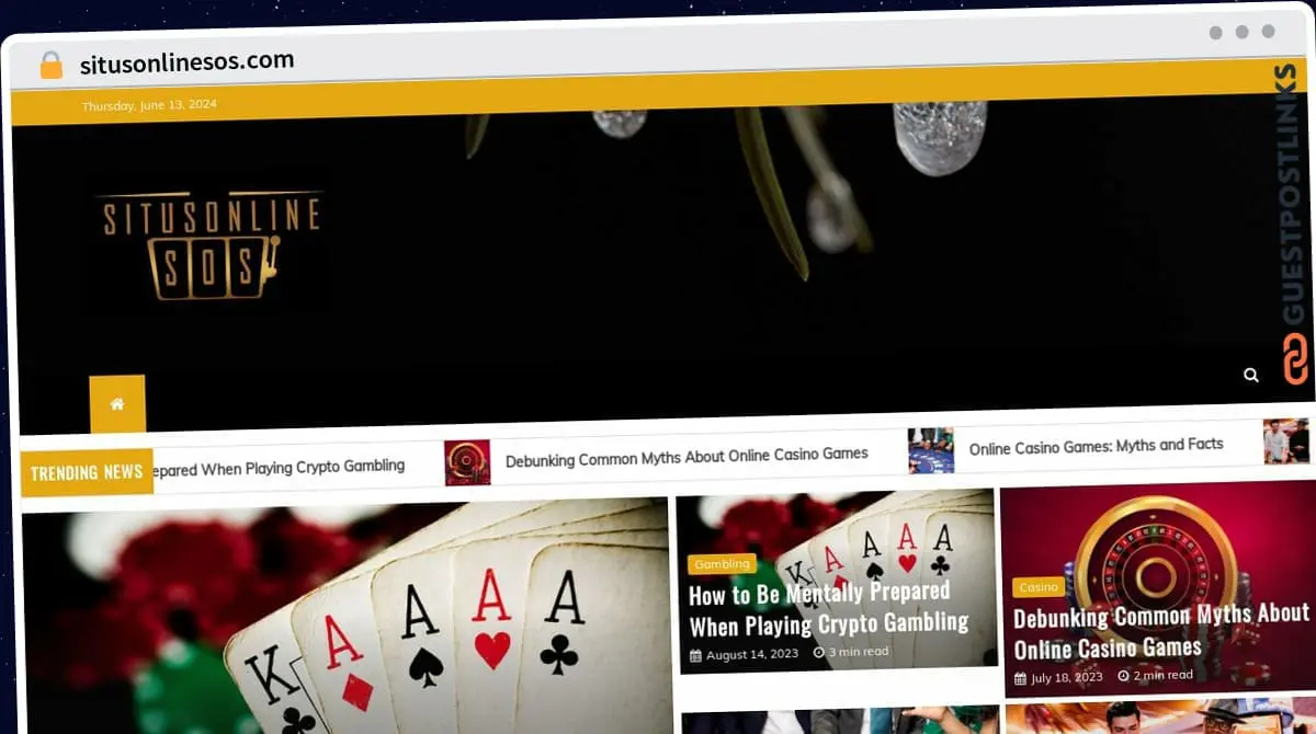 Publish Guest Post on situsonlinesos.com