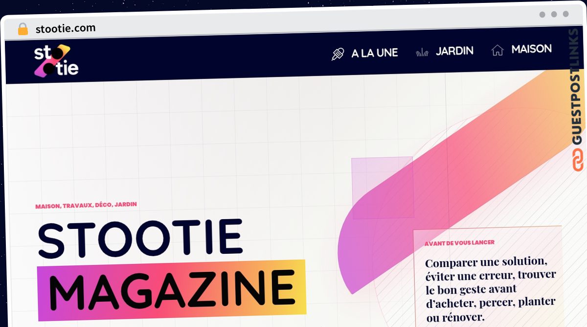 Publish Guest Post on stootie.com