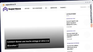 Publish Guest Post on superdeco.fr