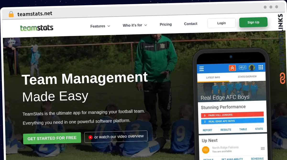 Publish Guest Post on teamstats.net