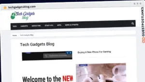 Publish Guest Post on techgadgetsblog.com