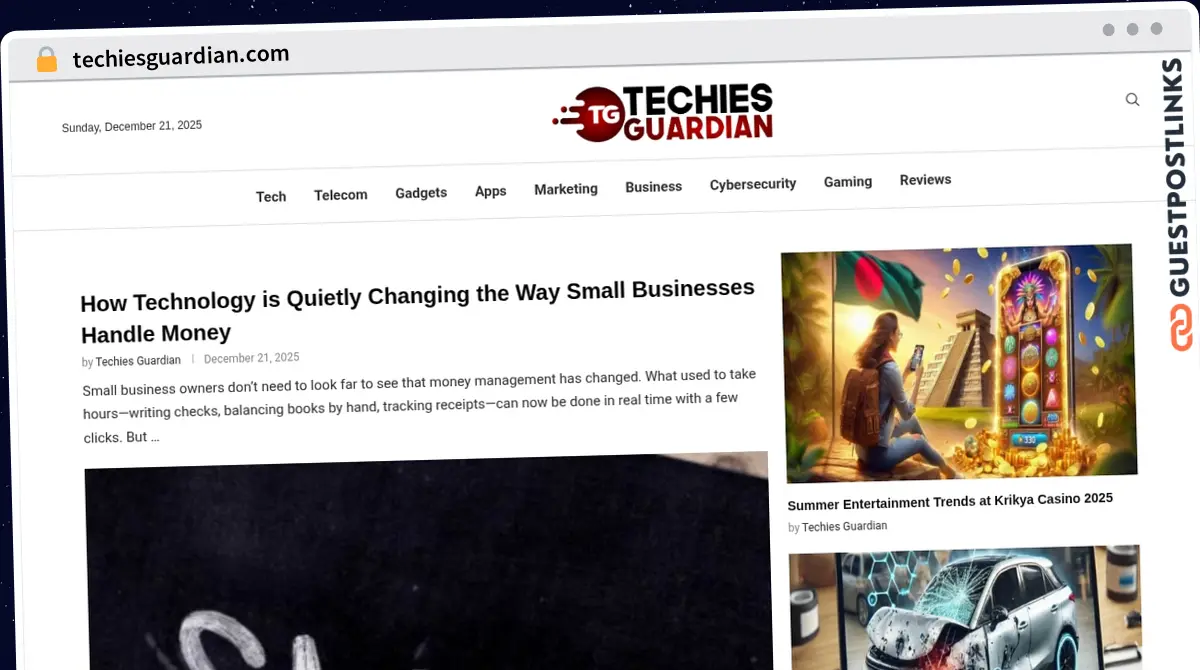 Publish Guest Post on techiesguardian.com