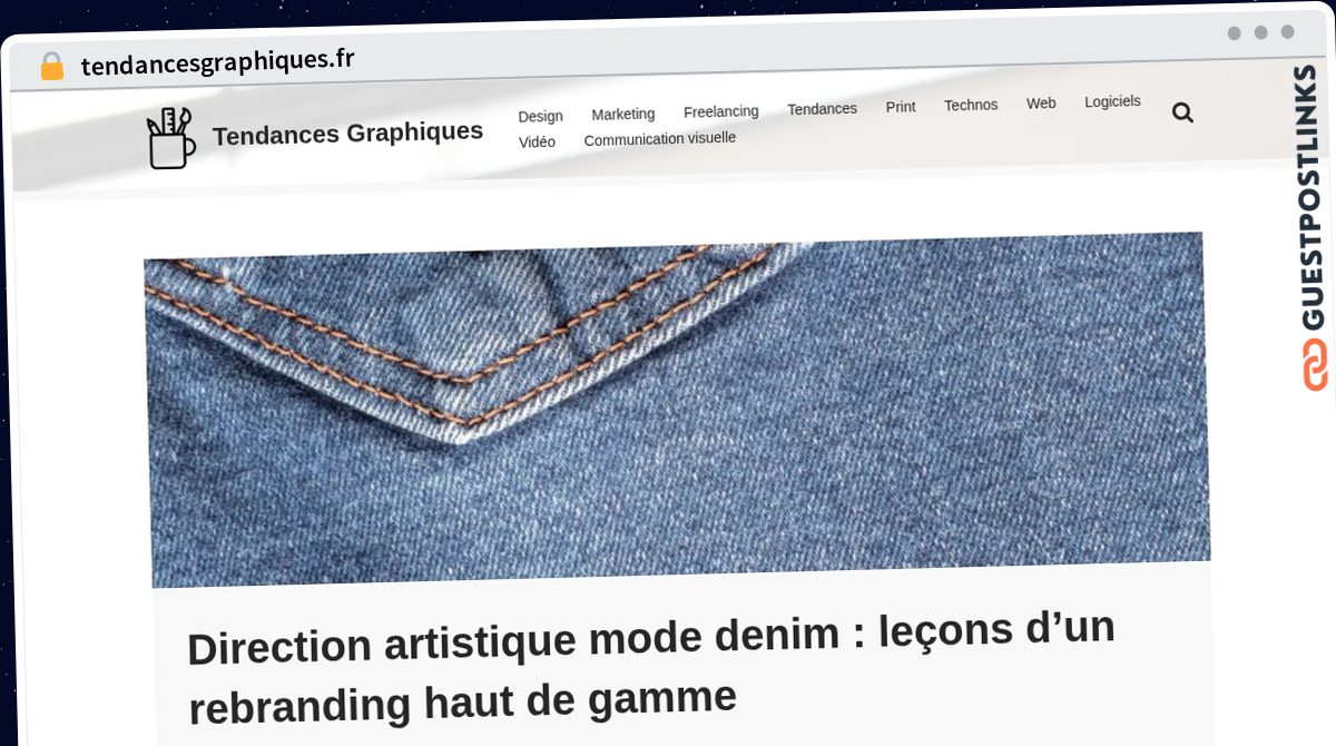 Publish Guest Post on tendancesgraphiques.fr