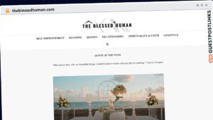 Publish Guest Post on theblessedhuman.com