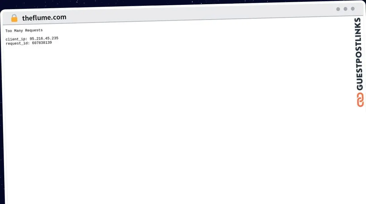 Publish Guest Post on theflume.com