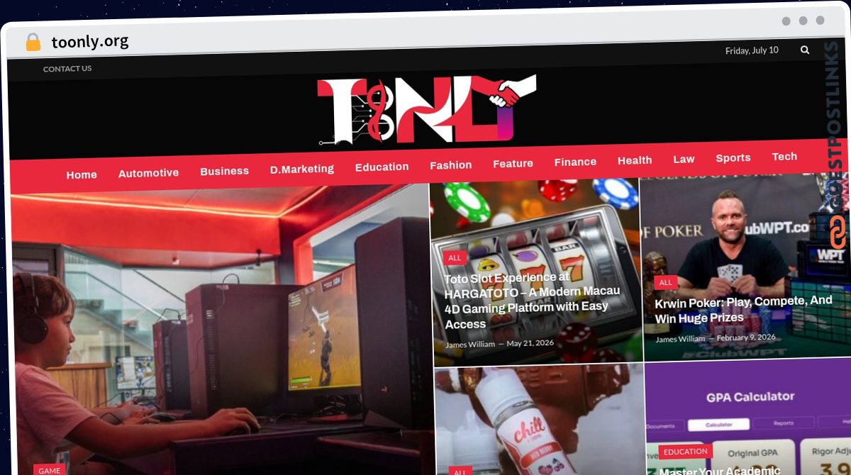 Publish Guest Post on toonly.org