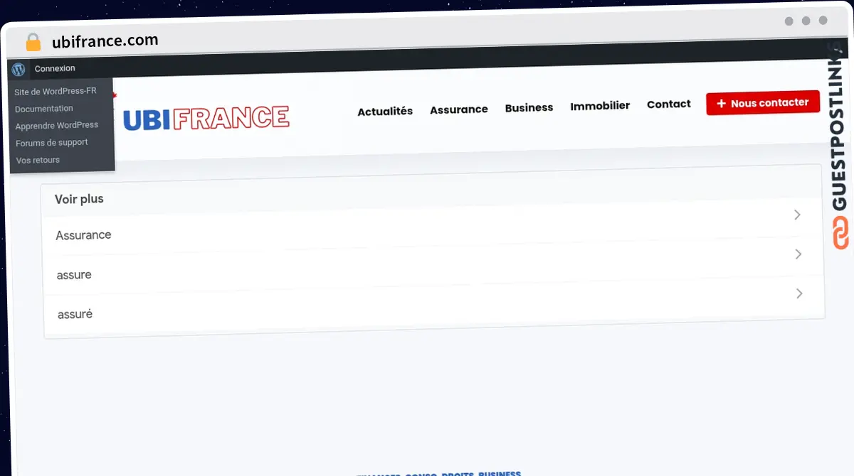 Publish Guest Post on ubifrance.com