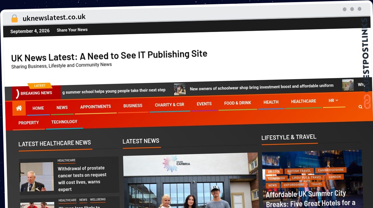 Publish Guest Post on uknewslatest.co.uk