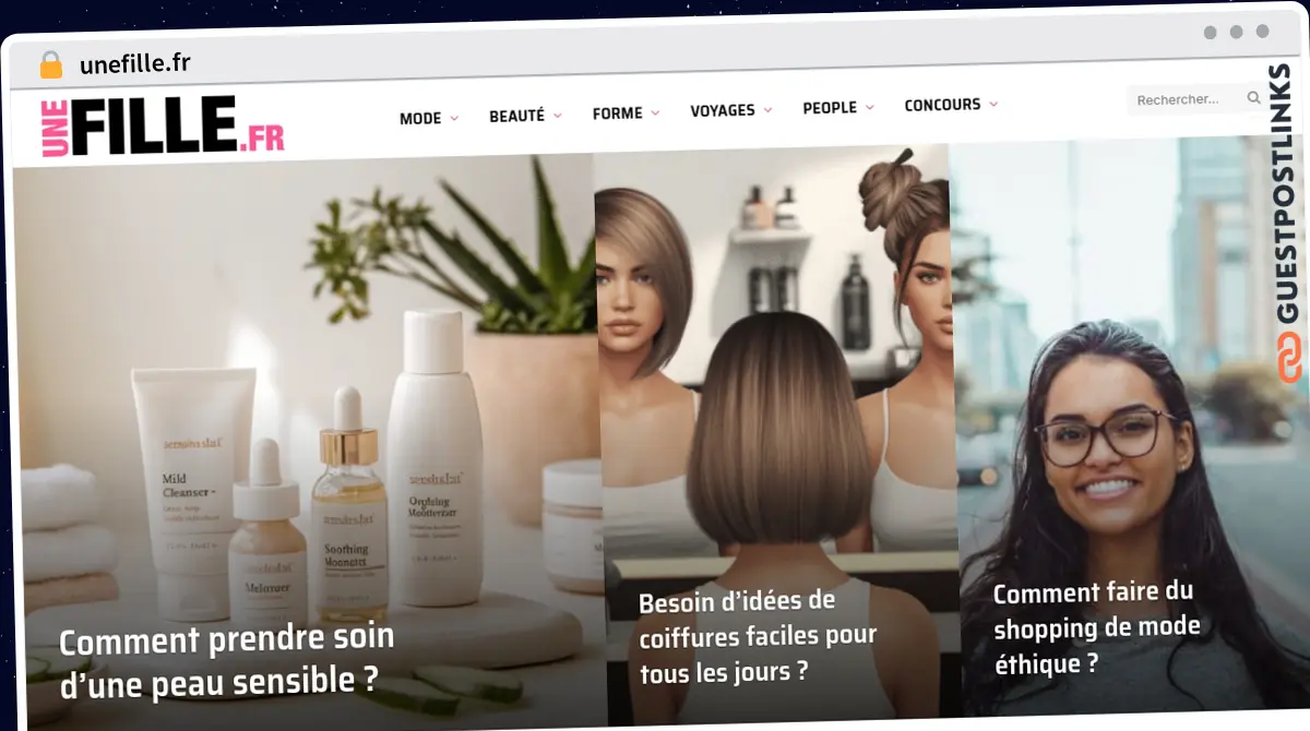 Publish Guest Post on unefille.fr