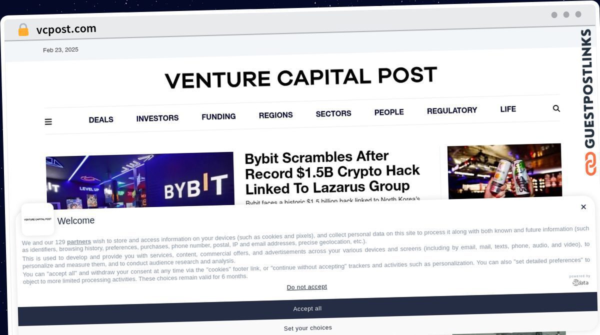 Publish Guest Post on vcpost.com