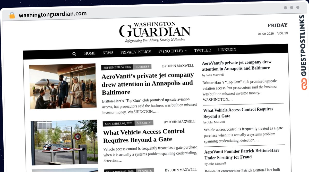 Publish Guest Post on washingtonguardian.com