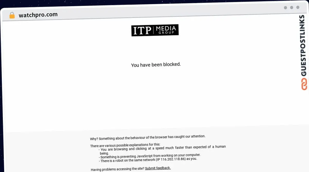 Publish Guest Post on watchpro.com