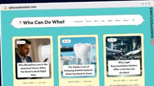 Publish Guest Post on whocandowhat.com