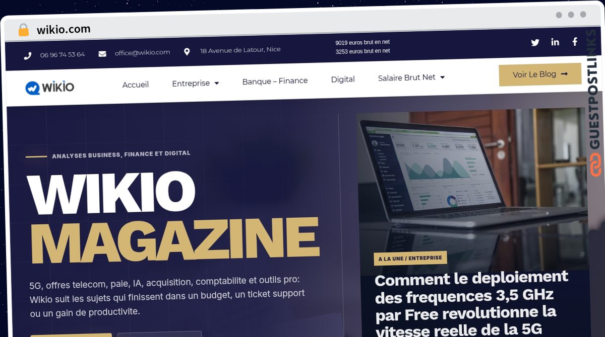 Publish Guest Post on wikio.com
