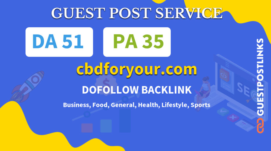 Buy Guest Post on cbdforyour.com