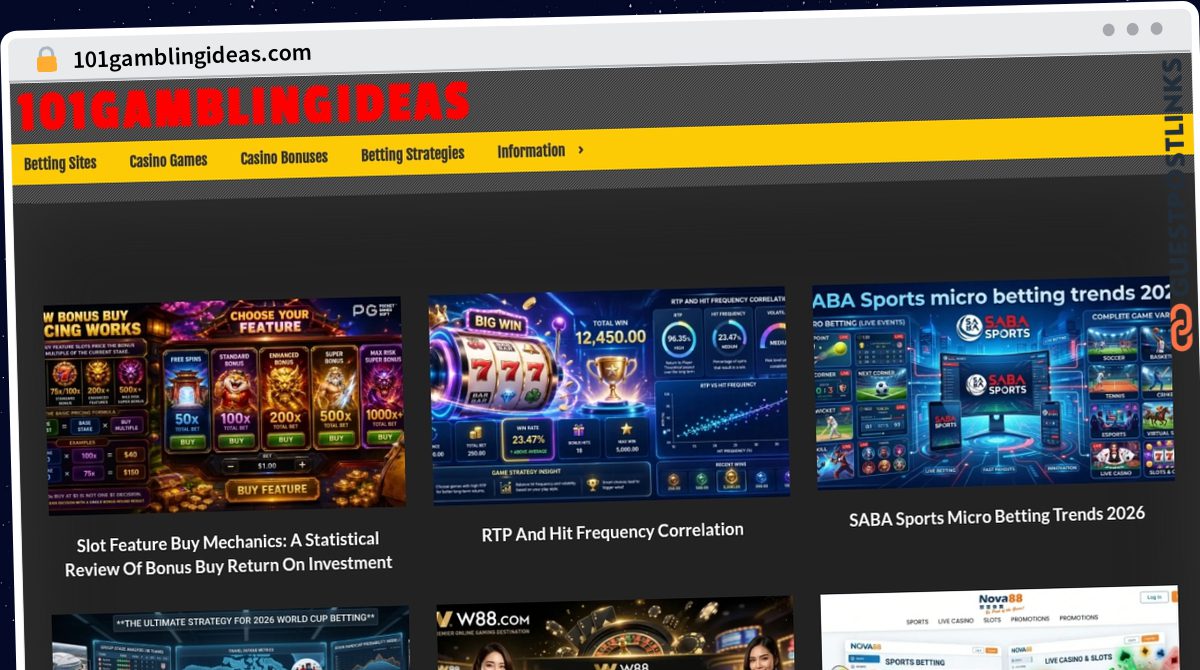 Publish Guest Post on 101gamblingideas.com