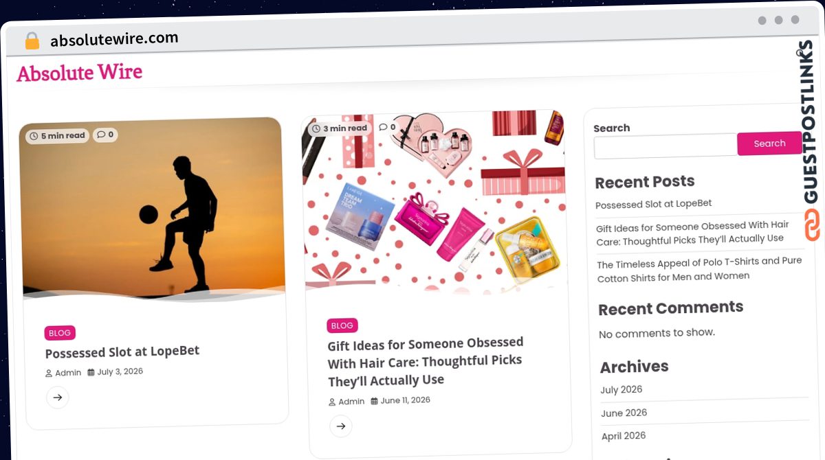 Publish Guest Post on absolutewire.com