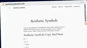 Publish Guest Post on aestheticsymbolslist.com