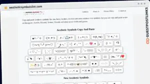 Publish Guest Post on aestheticsymbolslist.com