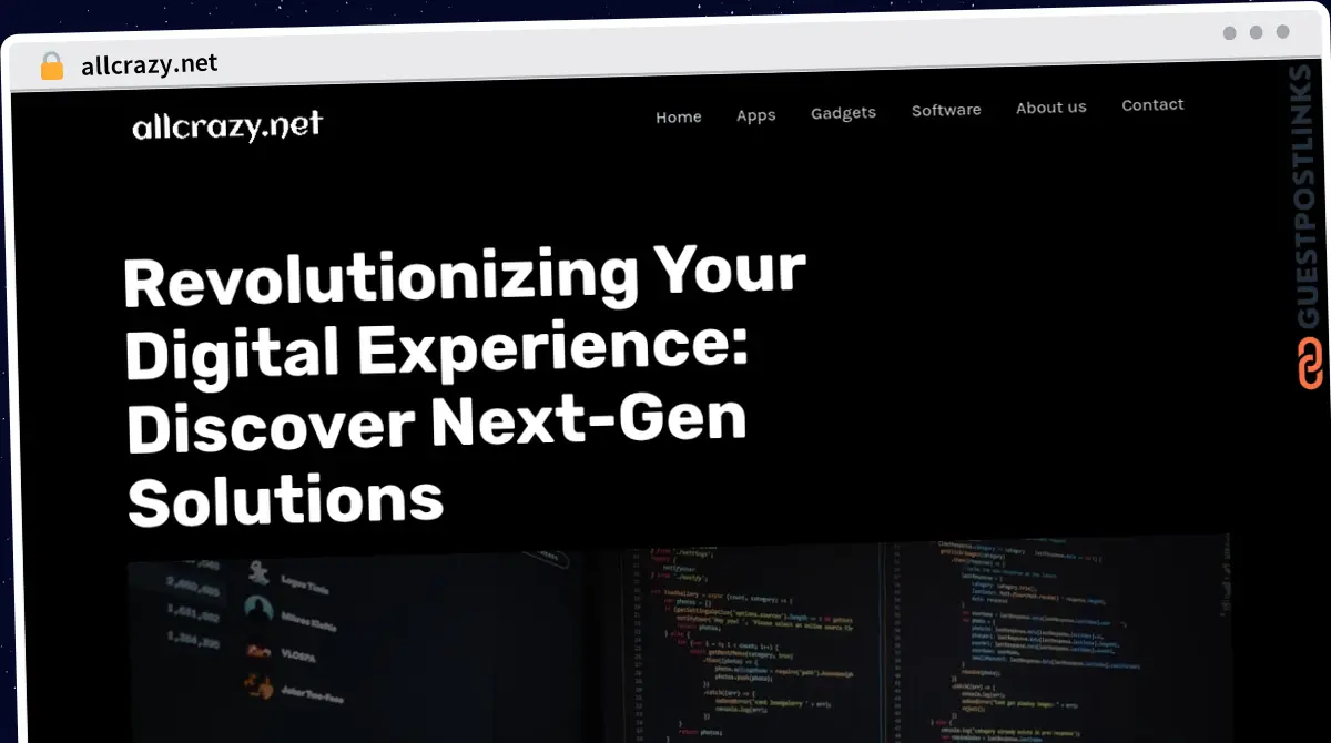 Publish Guest Post on allcrazy.net