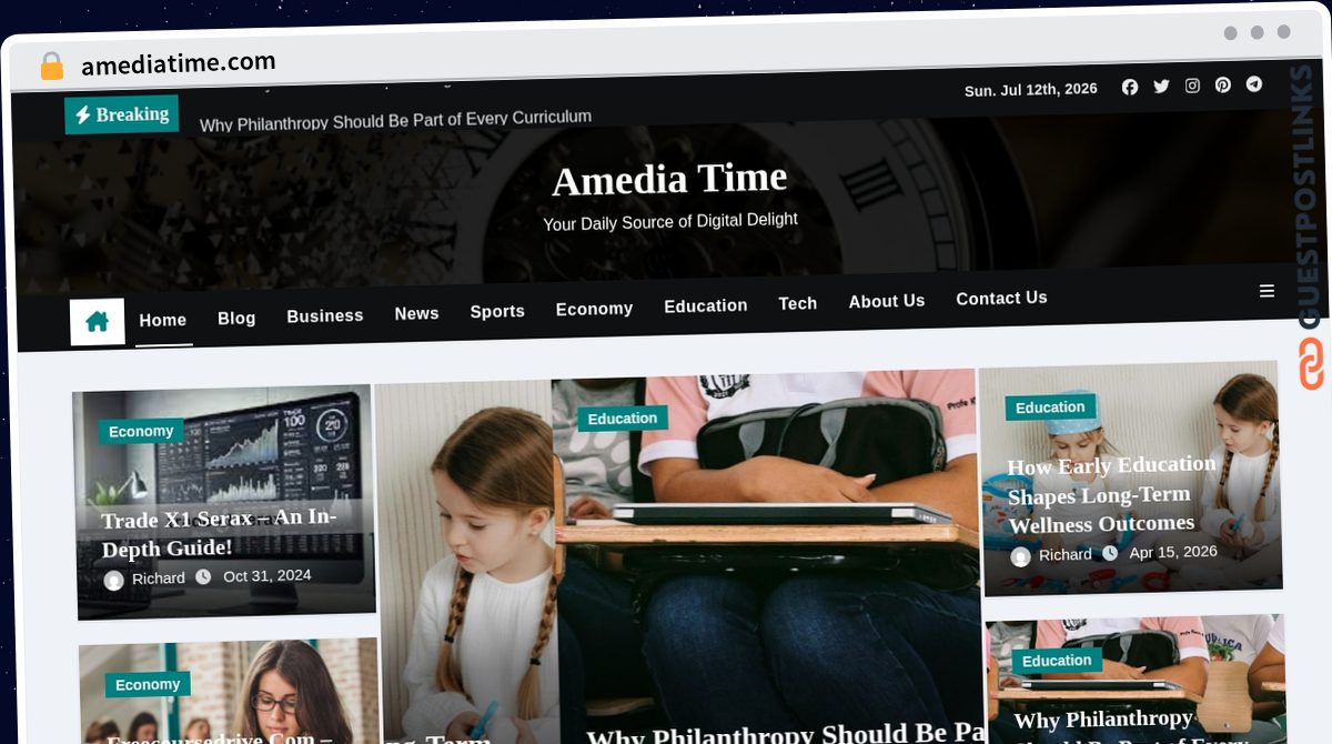 Publish Guest Post on amediatime.com