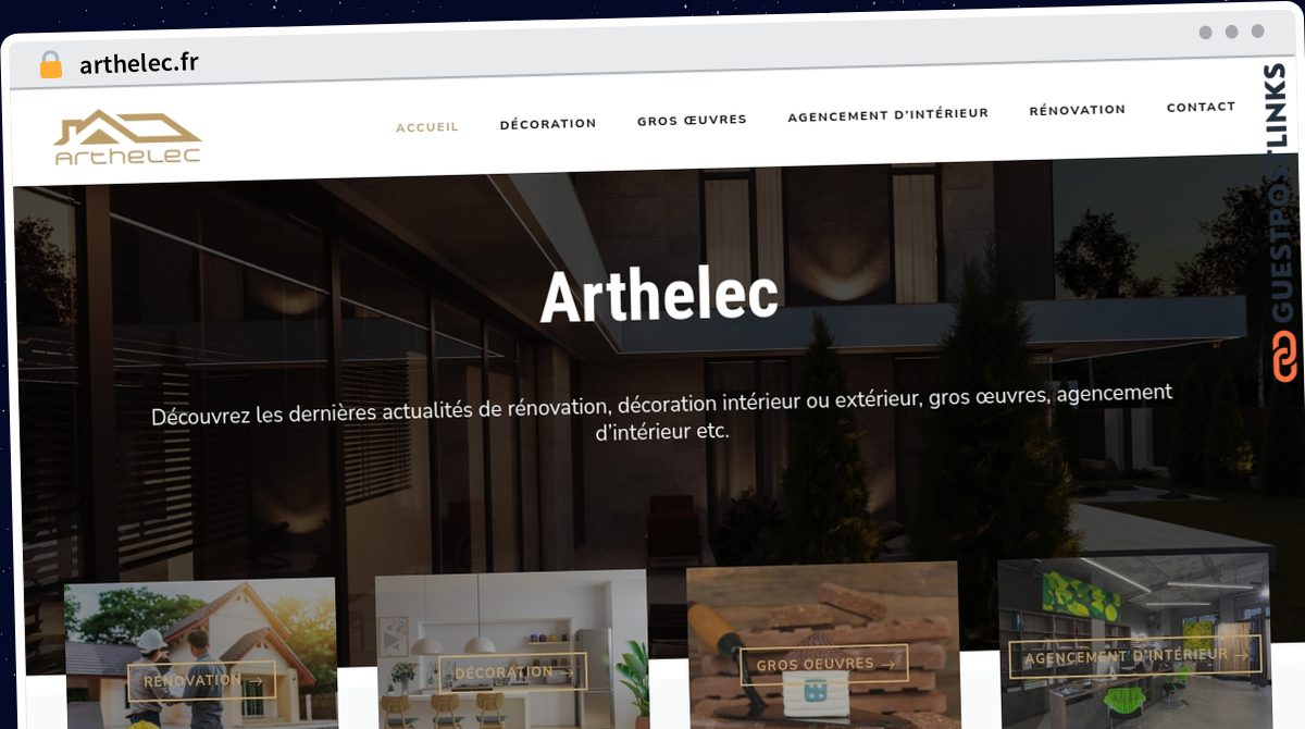 Publish Guest Post on arthelec.fr